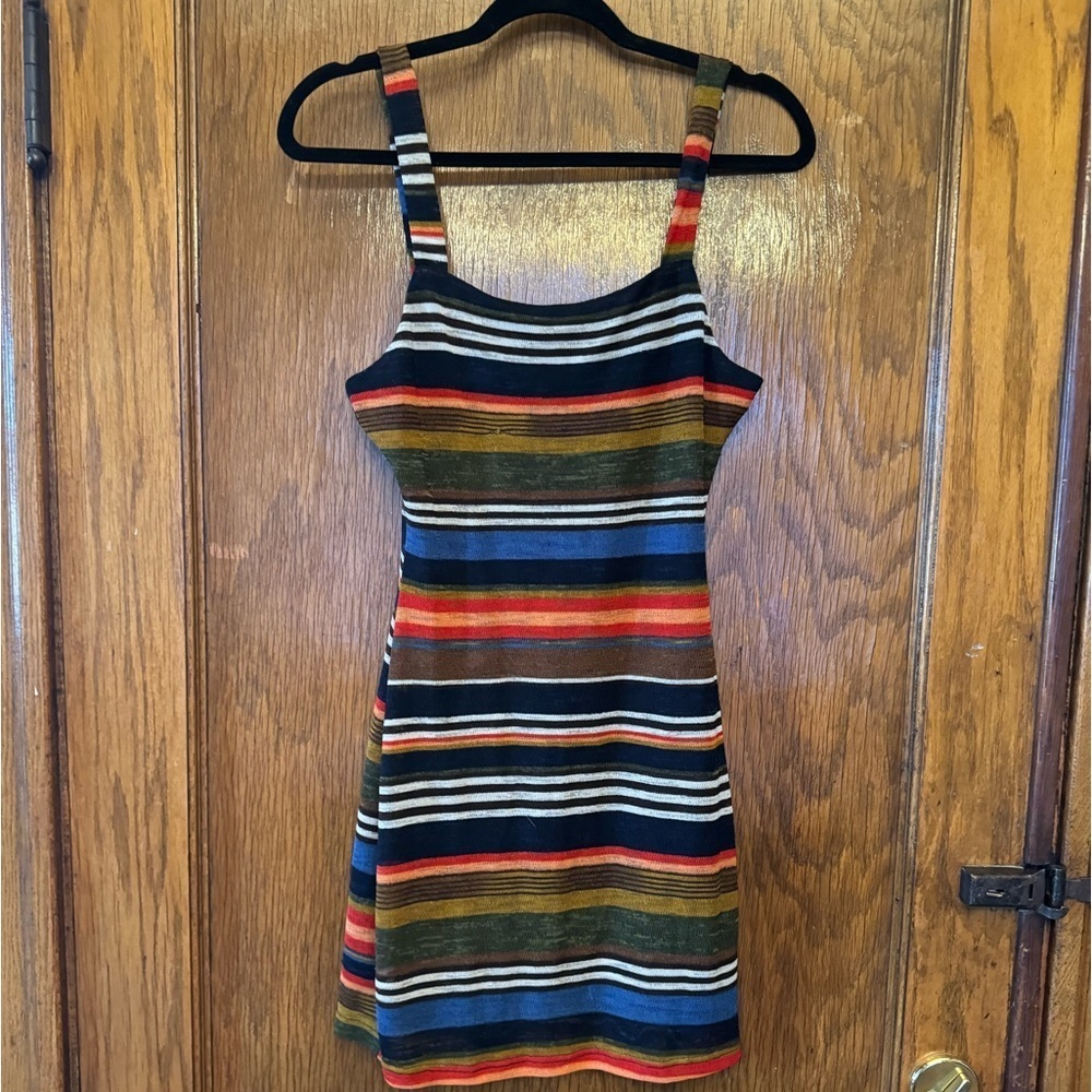 Wild Honey Striped Mini Dress - Picture 4 of 7